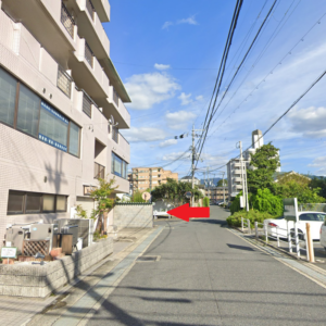 三洋堂書店橿原神宮店の手前の路地